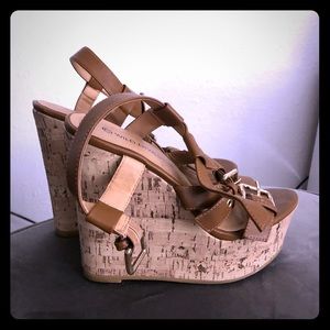 Wild Diva cork wedges
